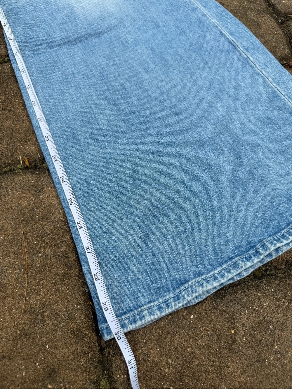 NWT Mother Tomcat Roller Skimp jeans in Puzzled sz 31 - Picture 9 of 13